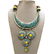 Vintage Ethnic Handmade Turquoise & Amber Necklace