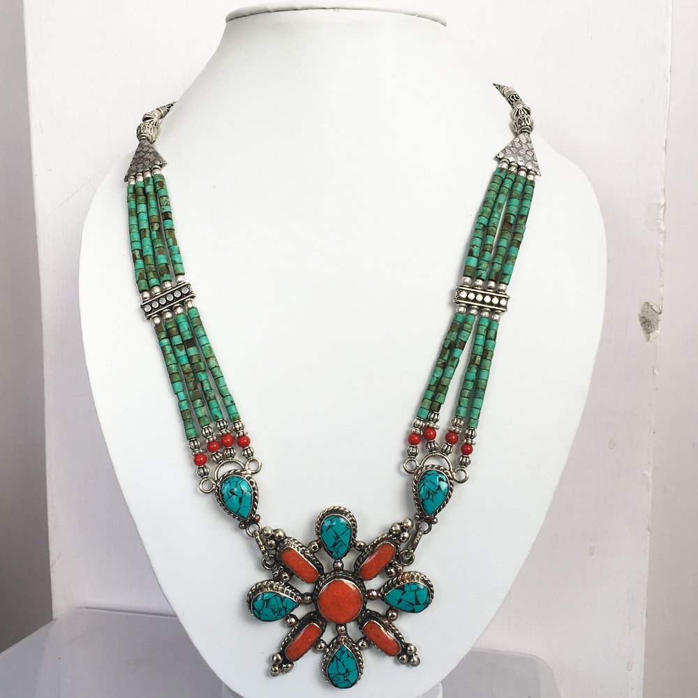 Tribal Ethnic Handmade Jewelry Necklace (1 of 1)