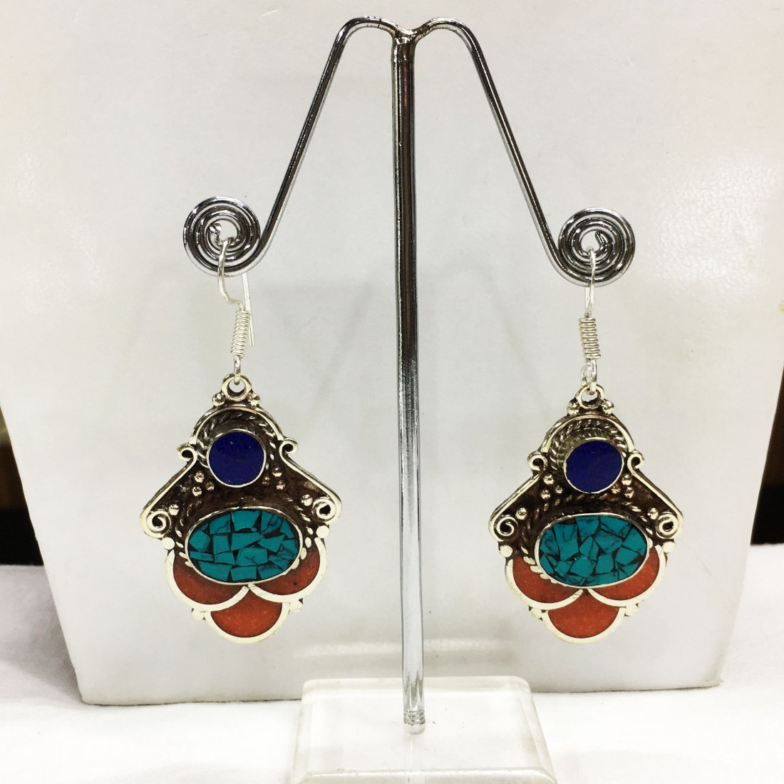 Antique Traditional Vintage Choker Earring: Incredible one of a kind pieces for all occasions. Great for yourself, gifts for friends, or even to sell in your own store!! We are now offering wholesale prices! Item: Antique Tibetan Handnad