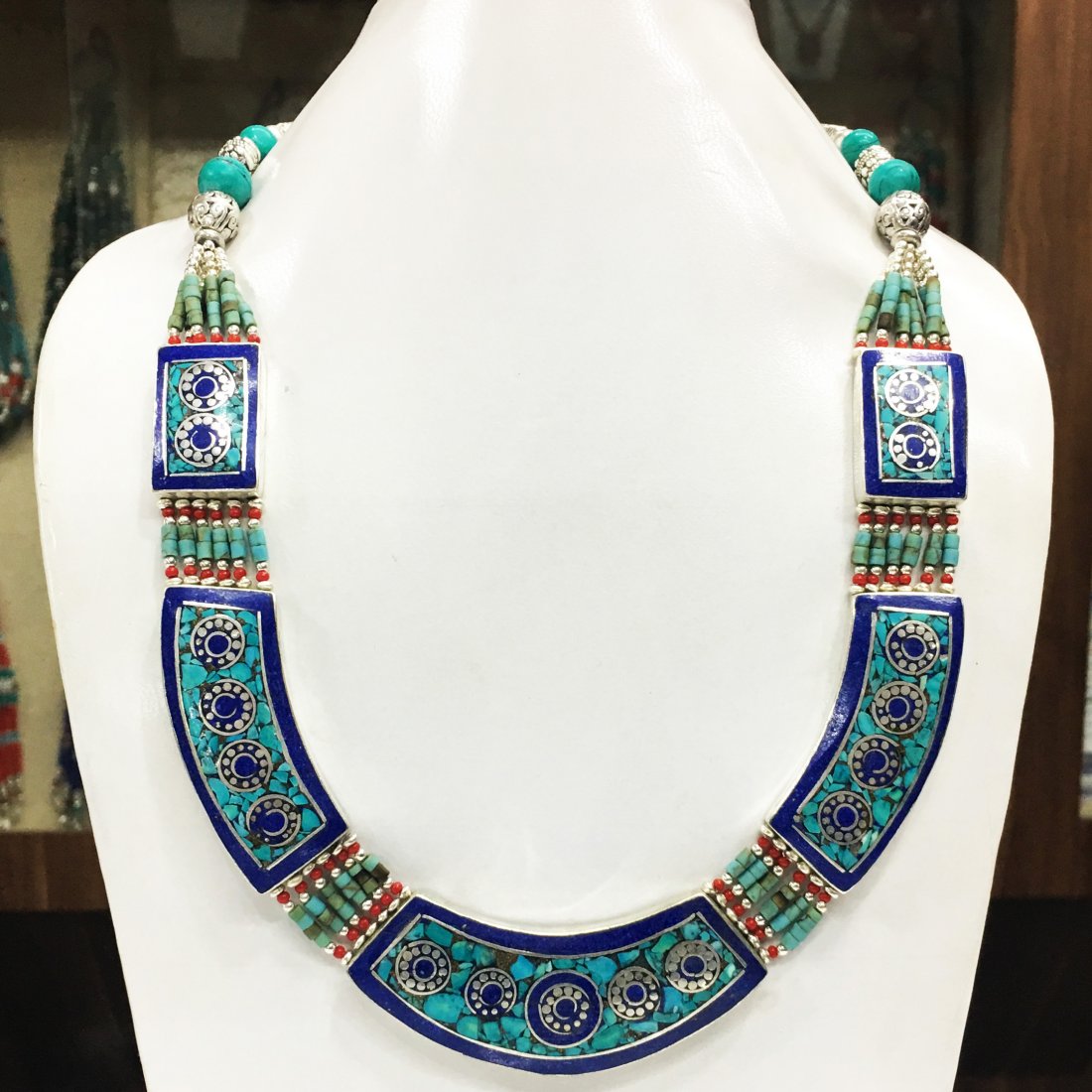 Handmade Annapurna Tibetan Style Necklace (1 of 1)