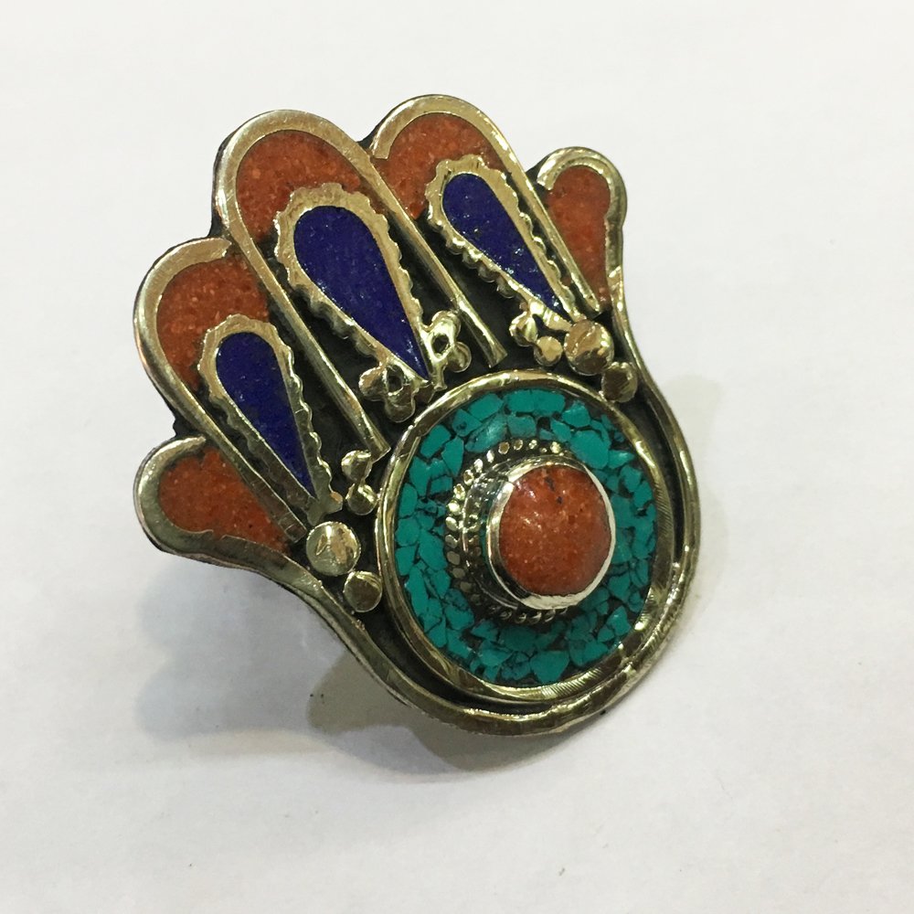 Free size Gypsy Ethnic Antique Choker Handmade Ring: Incredible one of a kind pieces for all occasions. Great for yourself, gifts for friends, or even to sell in your own store!! We are now offering wholesale prices! Shipping $7. Item: Antique Ti