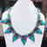 Banjara Turquoise Tibetan Silver Designer Necklace