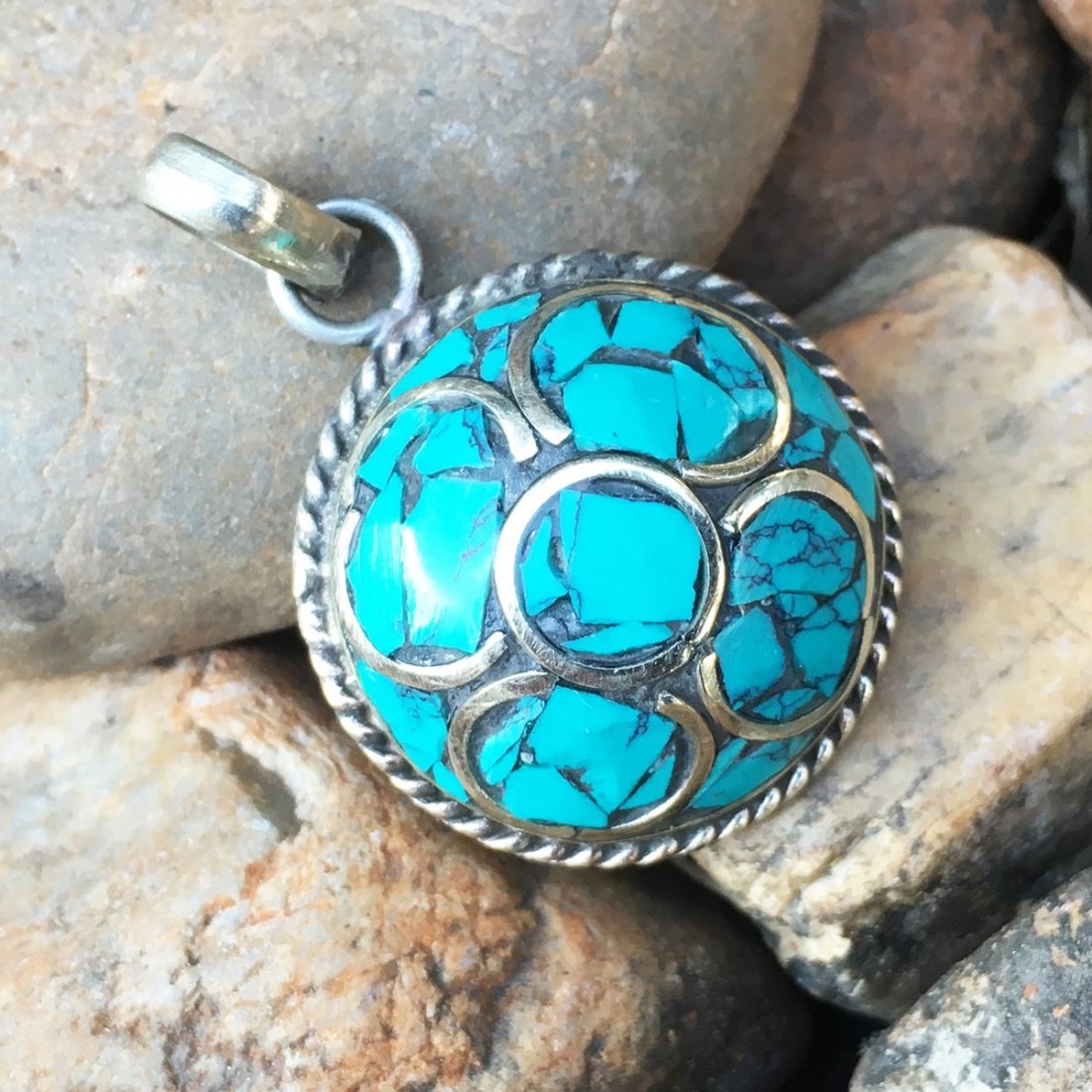 Nepalese Tibetan Silver Handmade Pendant: Tibetan Jewelry :- Exquisitely Beautiful & Amazingly affordable. We are an expert in manufacturer & trade and ship (Wholesale & Export) worldwide. Our manufacturing is located in Kathmandu