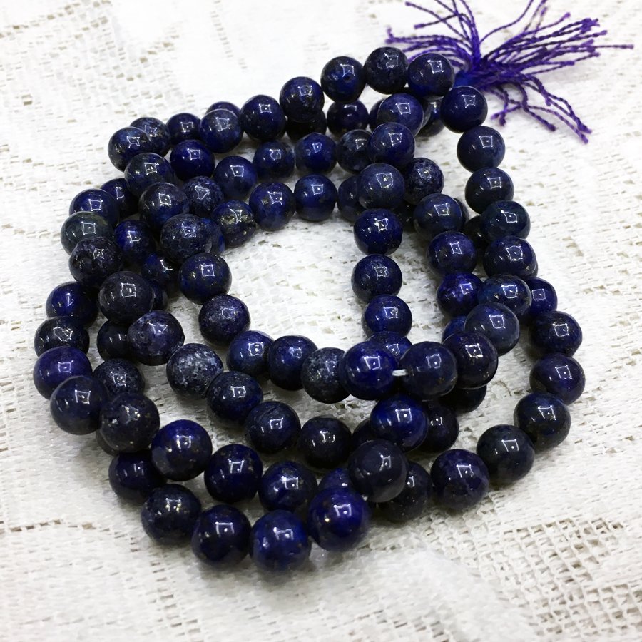 Lapis 8MM Buddhsit Meditation 108 Prayer Beads Mala: 8mm Lapis 108 Meditation Prayer Beads108 Meditation Prayer BeadsBuddhist mala or prayer beads is used for counting scared mantras (prayers). The main per