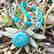 Ethnic Tibetan Turquoise & Coral Mexican Necklace - 2