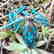 Statement Dangle Gypsy Turquoise Necklace - 2