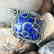 Natural Lapis Tibetan Silver Handmade Pendant