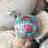 Natural Turquoise With Coral Beads Pendant