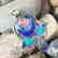 Buddhist Lapis Vintage Tibetan Fatima Hand Pendant
