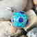 Nepalese Turquoise & Coral Gemstone Pendant