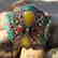 Traditional Turquoise & Amber Antique Bangle