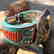 Traditional Turquoise & Amber Antique Bangle - 2