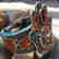 Turquoise Tribal Bohemian Handmade Bangle - 2