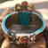 Turquoise Tribal Bohemian Handmade Bangle - 3
