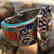 Traditional Tibetan Turquoise, Amber & Coral Bangle - 2