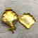 Tibetan Buddhist Fine Quality Gold Plated Ghau Gau - 3