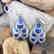 Natural Lapis Bohemian Handmade Earring