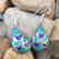 Tibetan Turquoise & Lapis Handmade Earring