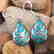 Traditional Vintage Turquoise Antique Earring