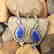 Gypsy Tibetan Designer Lapis Earring