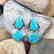 Vintage Turquoise Antique Handmade Earring