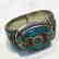Traditional Tibetan Turquoise with Coral Bangle