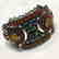 Traditional Tibetan Turquoise, Amber & Coral Bangle