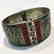 Vintage Tibetan Coral Turquoise Beaded Bangle