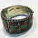 Tibetan Turquoise & Coral Statement Bangle - 2