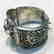 Tibetan Turquoise & Coral Statement Bangle - 2