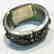 Tibetan Turquoise & Coral Handmade Bangle - 3