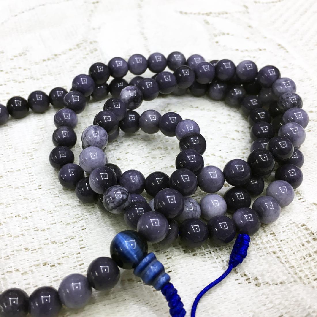 Jade 8MM Buddhsit Meditation 108 Prayer Beads Mala (1 of 2)