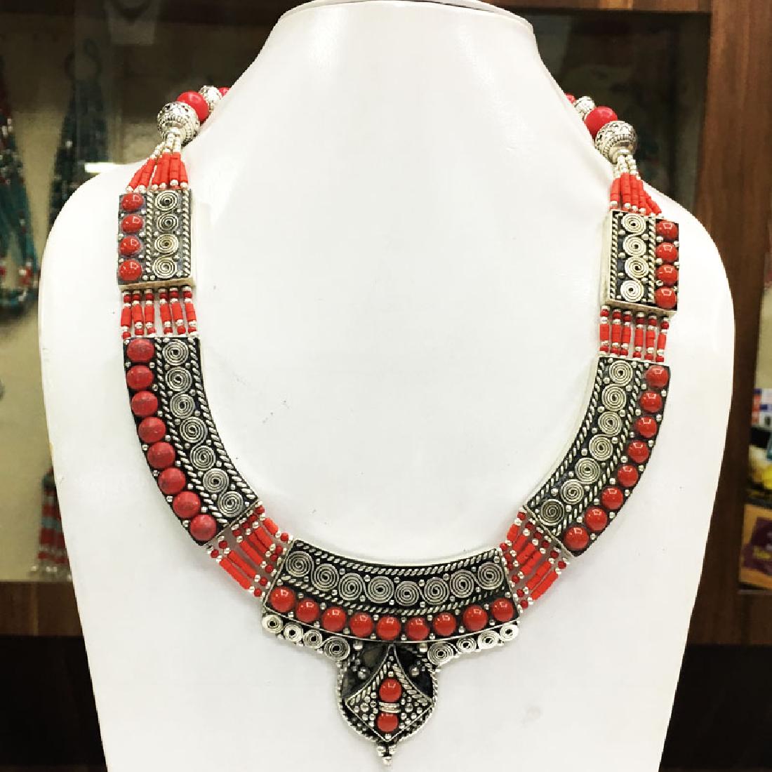 Gypsy Ethnic Antique Choker Handmade Necklace: Tibetan Jewelry :- Exquisitely Beautiful & Amazingly affordable. We are an expert in manufacturer & trade and ship (Wholesale & Export) worldwide. Our manufacturing is located in Kathmandu