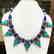Coral & Turquoise Handmade Antique Necklace