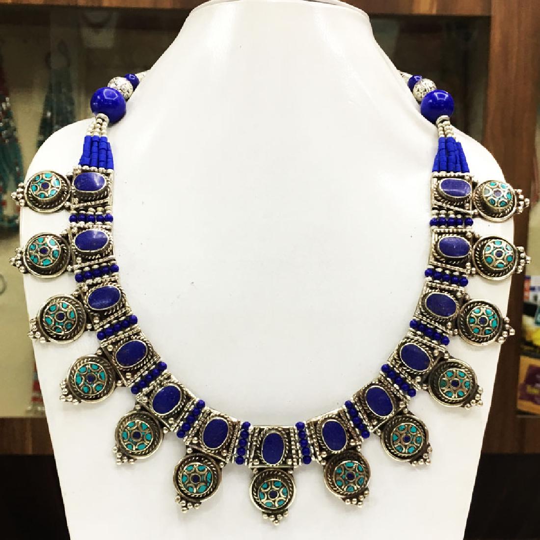 Boho Ethnic Antique Choker Handmade Necklace: Tibetan Jewelry :- Exquisitely Beautiful & Amazingly affordable. We are an expert in manufacturer & trade and ship (Wholesale & Export) worldwide. Our manufacturing is located in Kathmandu