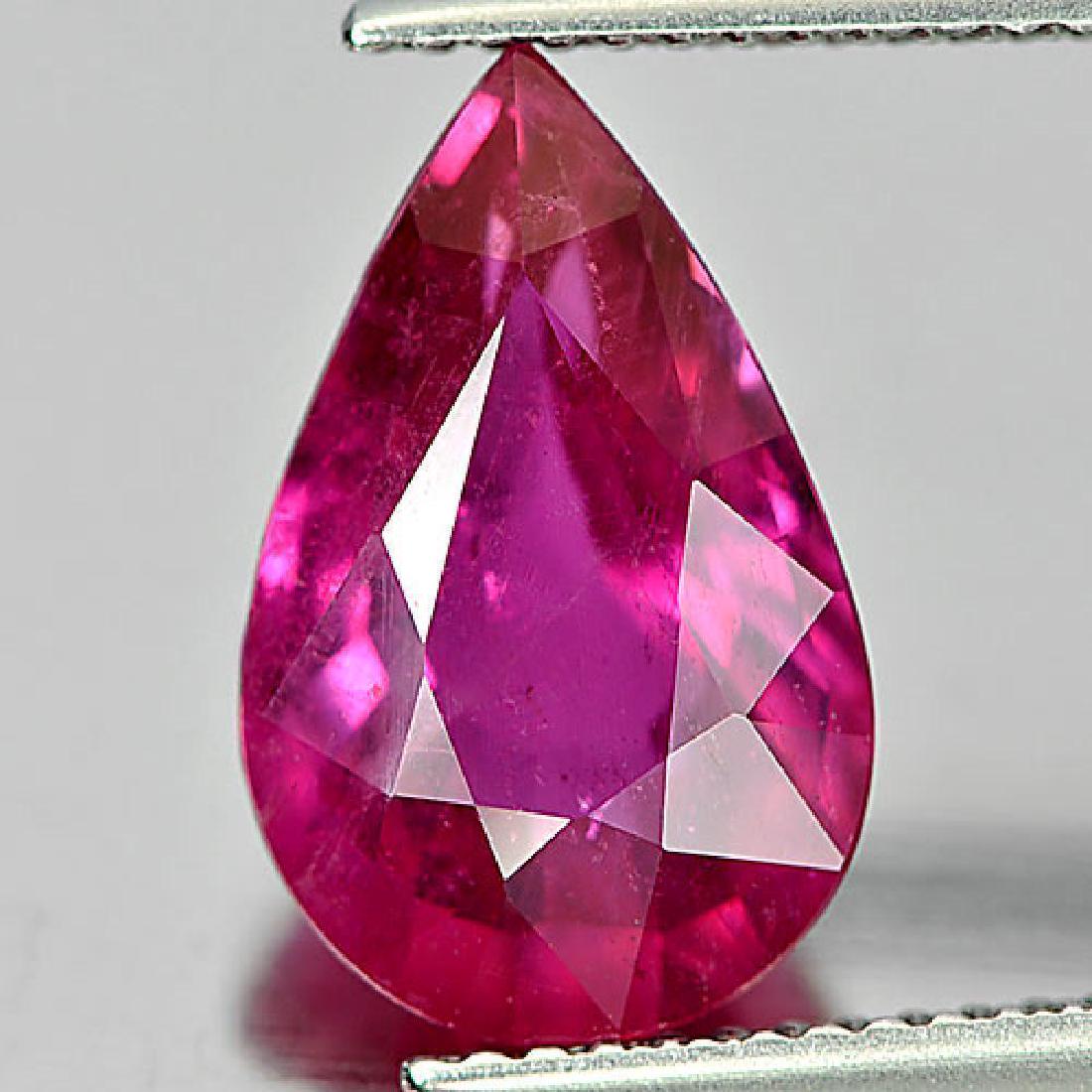 4.99 CT. PEAR SHAPE NATURAL RUBY FROM MADAGASCAR (1 of 3)