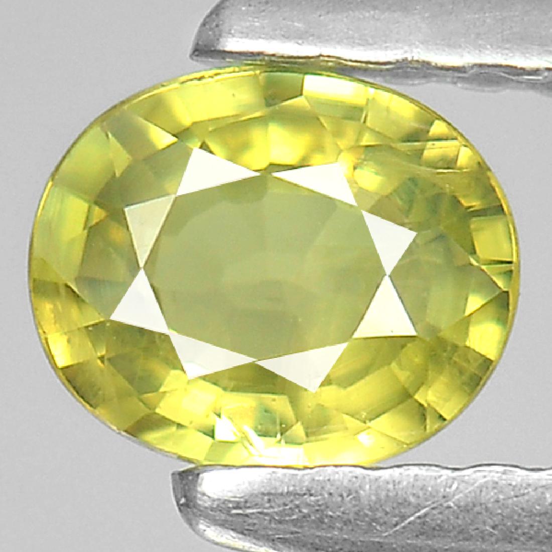 0.50 Ct. Oval Shape Natural Yellow Sapphire (1 of 3)