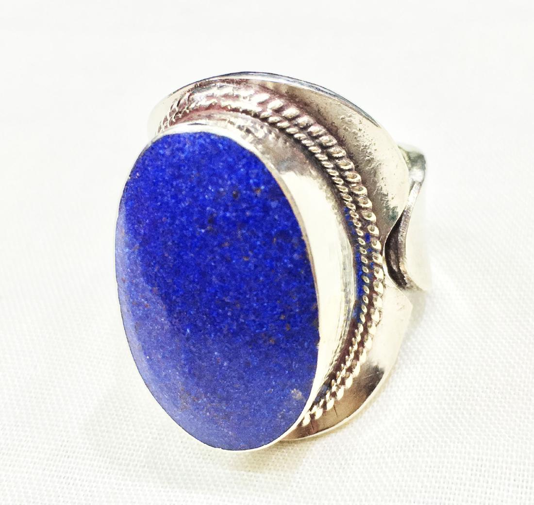 Free Size - Vintage Tibetan Handmade Amber Ring (1 of 1)