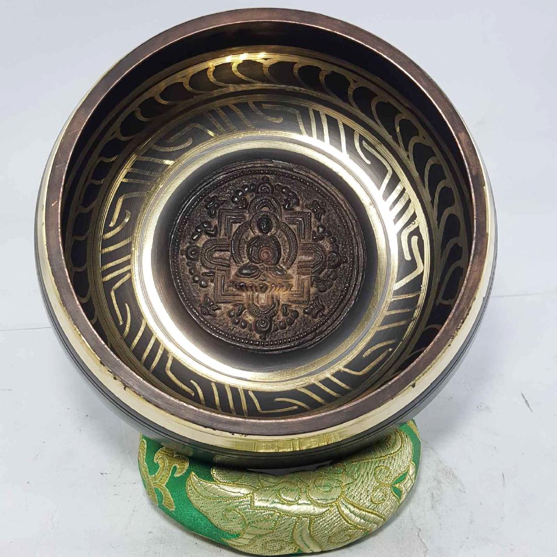 Buddha Mandala Embossed Singing Bowls [Casting] [Brass] (1 of 3)