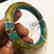 Sterling Silver Turquoise & Amber Bangle - 3