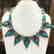 Vintage Tibetan Coral Turquoise Beaded Necklace