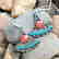 Traditional Turquoise & Coral Antique Earrings