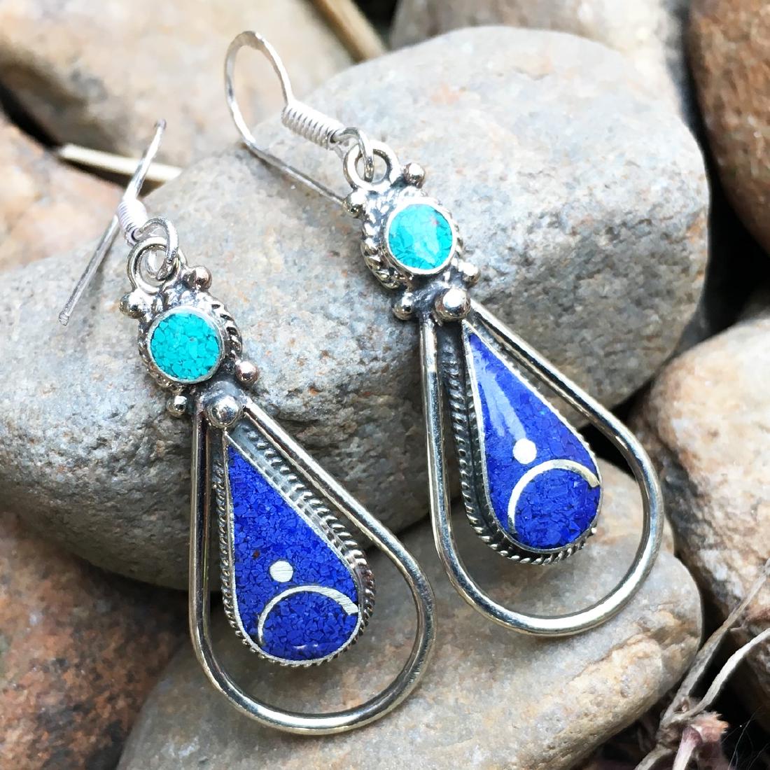 Turquoise Tribal Bohemian Handmade Ring (1 of 1)