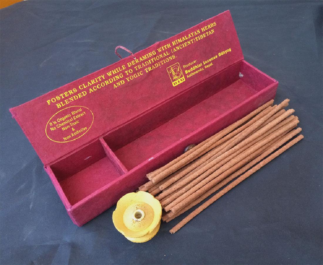 Himalayan Naturals Dream,Energy,Passion, Incense Sticks: These incense are beautifully hand packed in lokta paper box. It also contain 1 incense holder in each box. These incense are handmade with natural herbs from the Himalayan. Each Incense is approx. 14