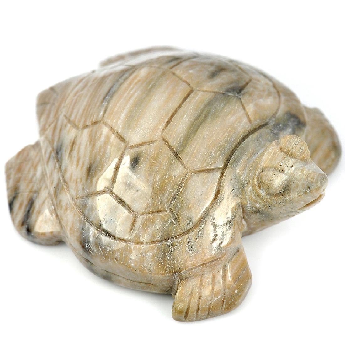 UNHEATED 359.39 CT. 59 X 50 MM.NATURAL BROWN COLOR (1 of 3)