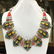 Women's Old Vintage Amber Tibetan Asian Necklace