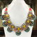 Women's Old Vintage Turquoise Tibetan Asian Necklace