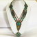 Women's Old Vintage Turquoise Tibetan Asian Necklace