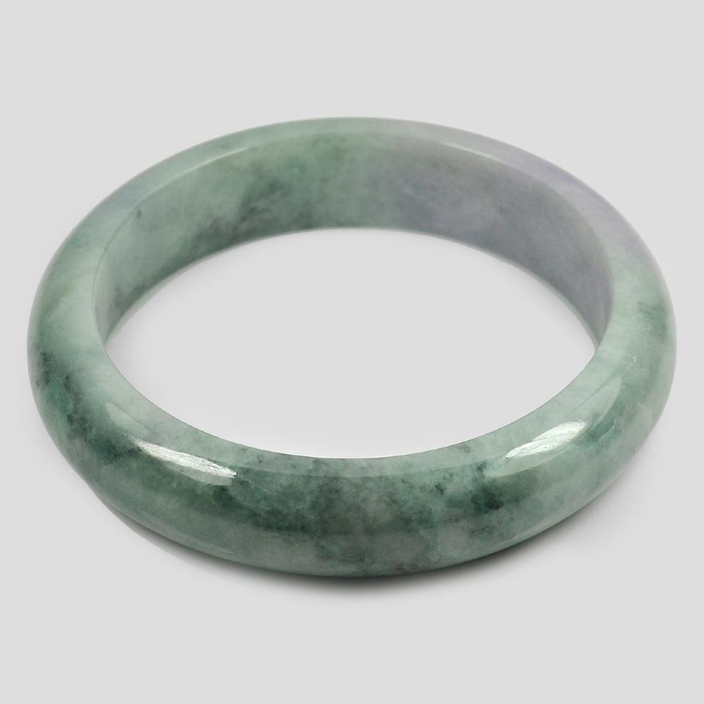 Natural Gemstone Multi-Color Jade Bangle Unheated (1 of 3)