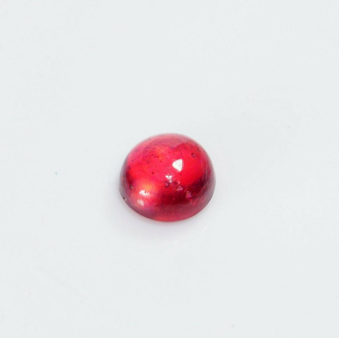 Natural 2.10 CTS Ruby Round Cabochon 4x6 mm 1 pcs Loose (1 of 3)